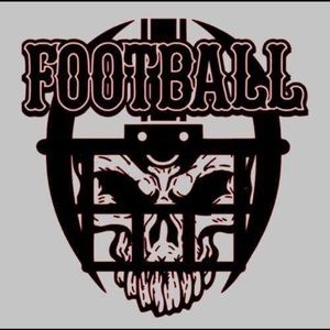 Football Helmet Skull.